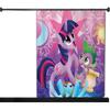 Hot Cartoon My L-Little P-Pony Shower Curtain Waterproof Polyester Fabric Paint Colorful Bath Curtains Curtain with Hook
