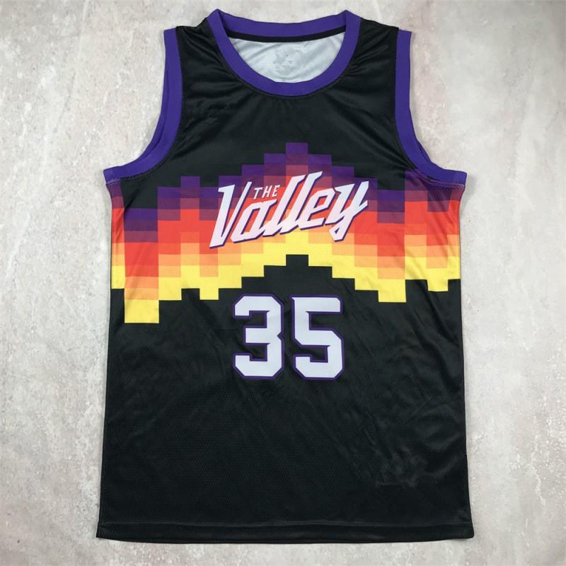 Mens Basketball Jersey Kevin Durant 35 Phoenix Suns Oklahoma City Thunder Golden State Warriors Fan Wear Custom Print