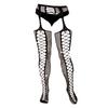 Women  Fishnet Stockings Open Crotch Sexy Mesh Socks Hollow Pantyhose