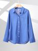 Women's Premium Linen-Cotton Shirt - Early Autumn 2025 Design