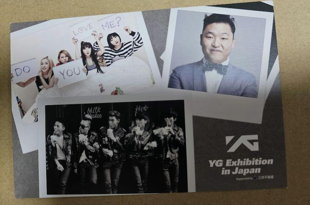 [USED] YG Exhibition in Japan BIGBANG autographed card
