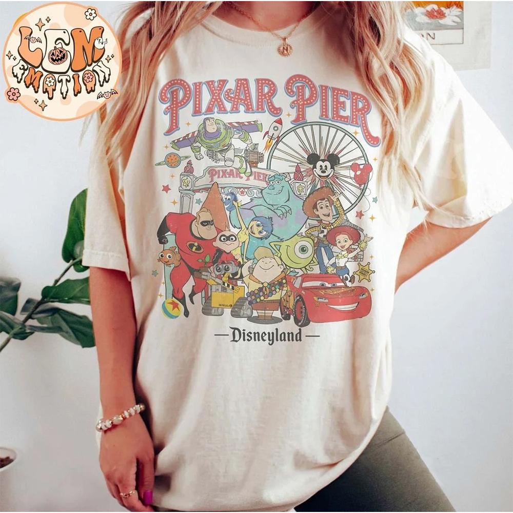 2025 Trendiger Lässiger Familien-Neuer Unisex und Unisex Lässiger Pullover Toy Story Zeichentrickdruck Mode Allmatch T-Shirt