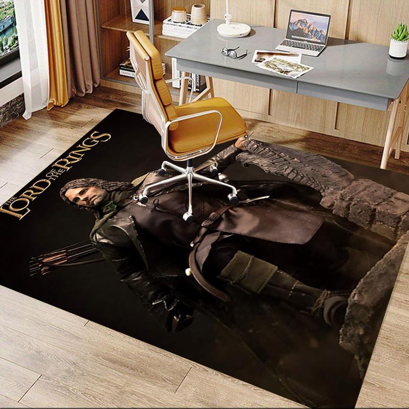 1pc Aragorn Lord of the Rings Carpet, for Home & Office Decor, Desk Chair Carpet, Festive Gift,Conference Room CarpetL1257