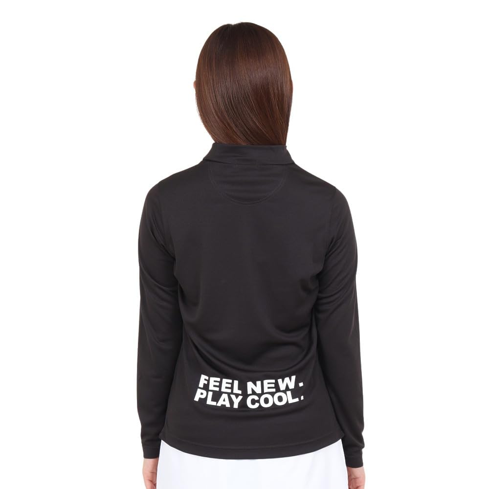 Ping Apparel Long Sleeve High Neck Shirt Logo Moisture Quick UV Golf Undershirt M Women's (Bias Print, Wicking, Drying, Protection) / / 622-3269802