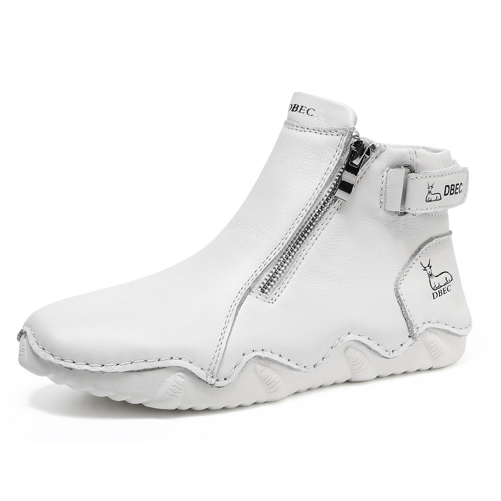 

Популярные теплые ботинки Мартина женские кожаные большого размера хлопковые туфли независимая станция высокий верх износостойкие уличные повседневные туфли 35