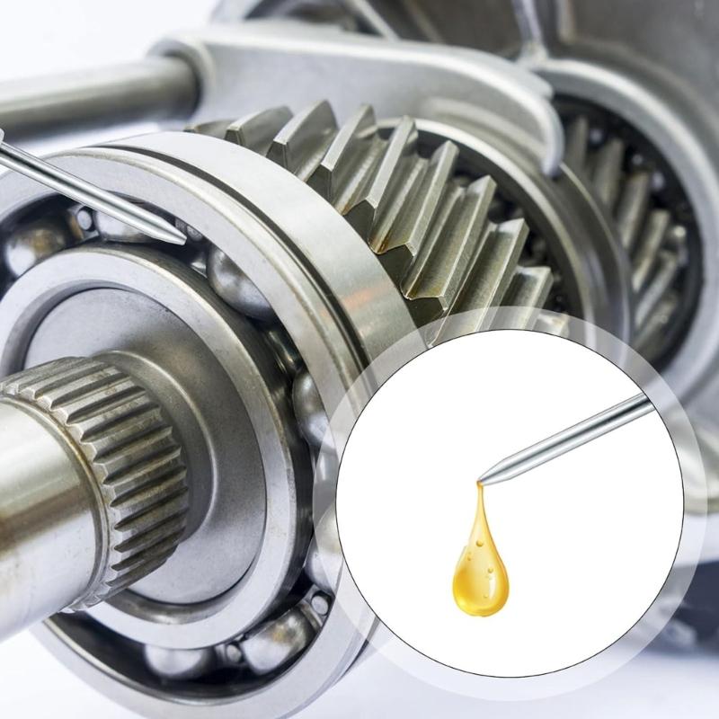 Accuracy Grease Dispenser Kit Strong Steel Nozzles Needle Adapters Couplers For Accurate Grease Control In Confined Areas