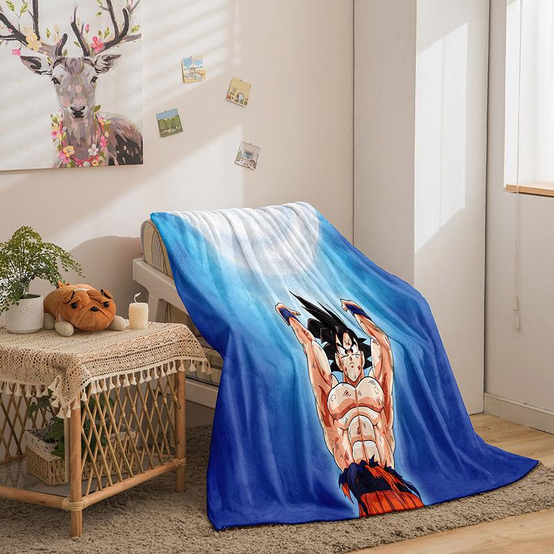 

Cartoon Dragon Ball Wukong Series Double-Sided Flannel 3D Digital Printing Blanket Blanket 70 * 100Cm 250g