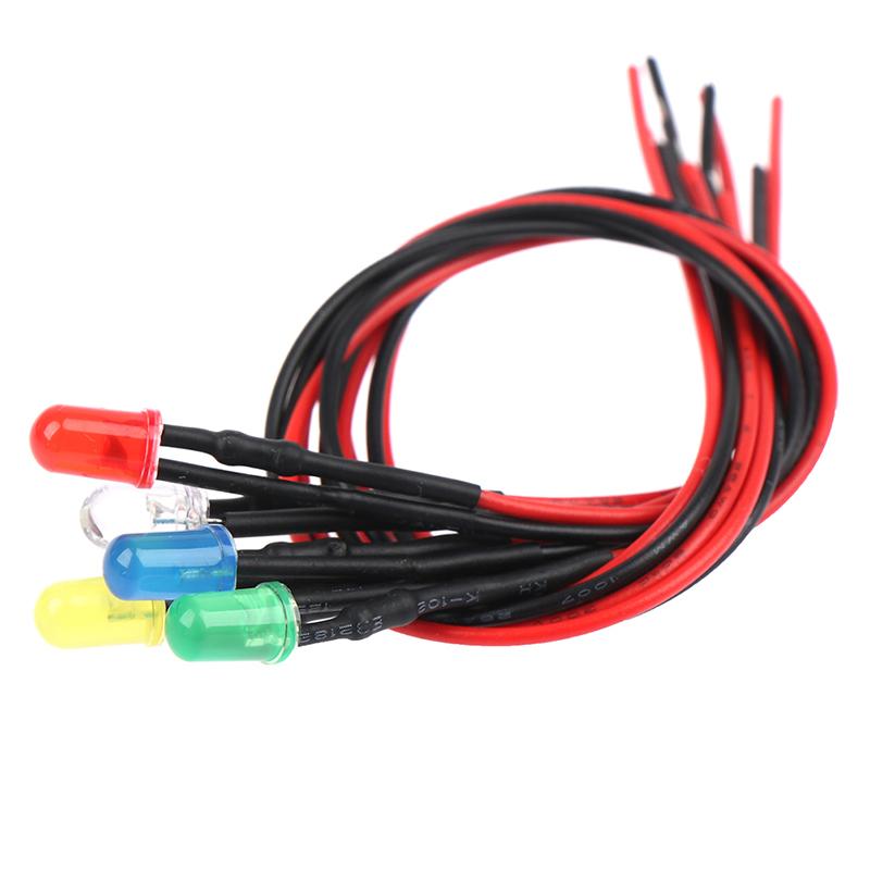 5Pcs High Brightness 12V 5Mm Small Light Bulb Led Strip Line 20Cm