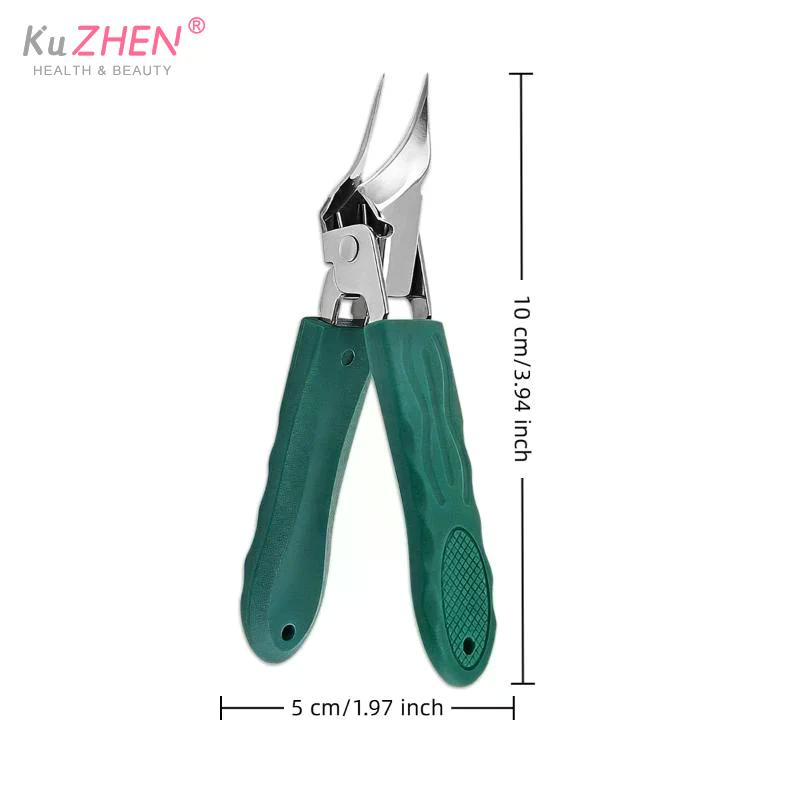 1PCS Slant Edge Nail Trimmer Toenail Nail Scissors Wide Opening Anti-Splash Stainless Steel Professional Ingrown Toenail Tools