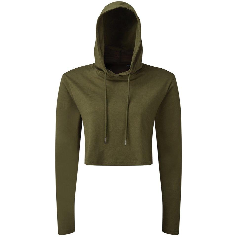 TriDri Womens/Ladies Cropped Long-Sleeved T-Shirt