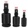 360 Degree Impact Universal Joint-Socket Swivel Knuckle Joint Air Wobble Socket Adapter Extension Electric Wrench 1/2 3/8 1/4
