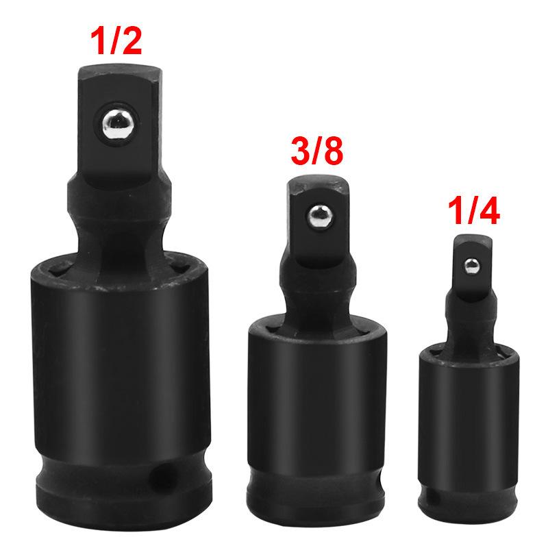 360 Degree Impact Universal Joint-Socket Swivel Knuckle Joint Air Wobble Socket Adapter Extension Electric Wrench 1/2 3/8 1/4