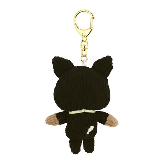 Skater Plush Mascot Keychain Corduroy Fabric Rotating Ring Pupupapupupipi CHIHUAHUA Chihuahua Dog ZNKH2-A
