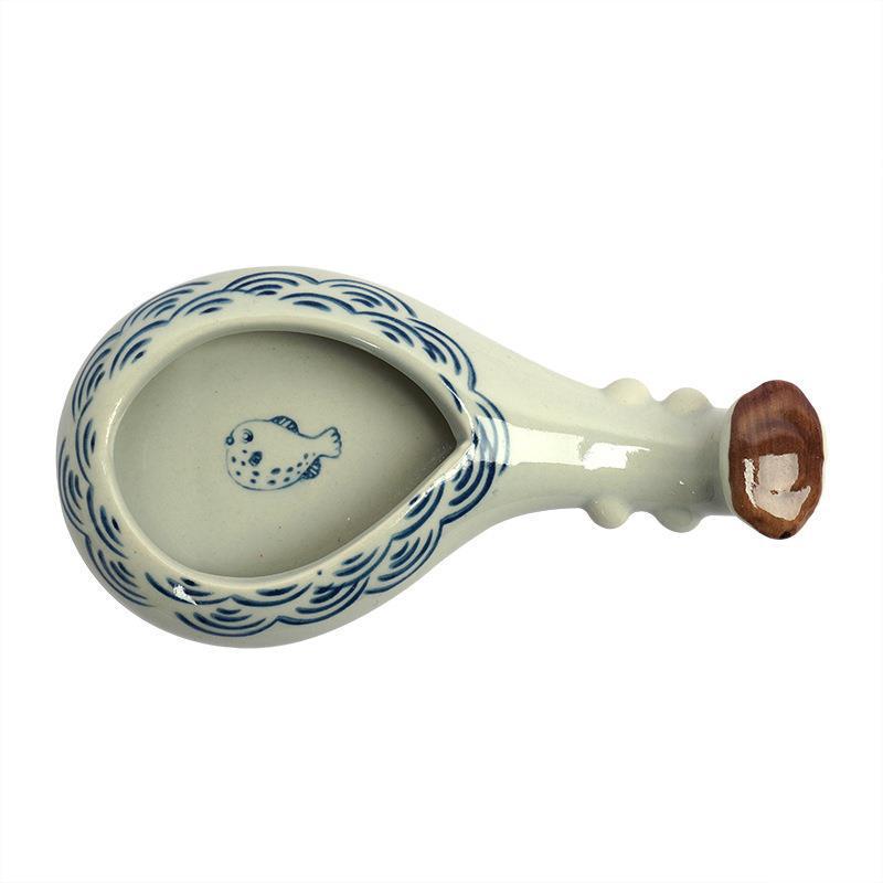 Ceramic Ink Dish with Pen Rest & Water Dish for Students - Multi-functional Tool for Chinese Painting, Calligraphy, and Brush Licking Ink Use.