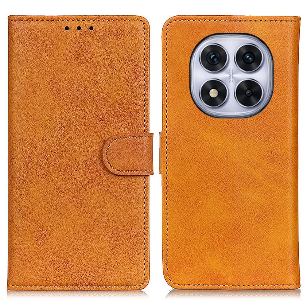 For Xiaomi Redmi Note 14 Pro 4G Stand Wallet Case Cowhide Texture Leather Phone Cover