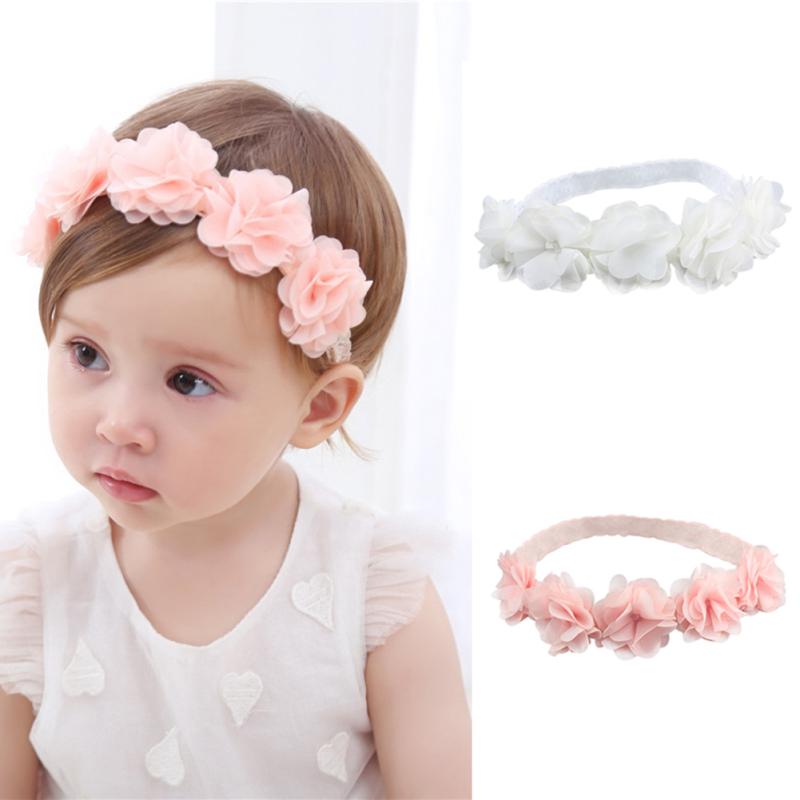 Buy Baby Girls Flower Headband Cute Headwear Hair Accessories As Gifts