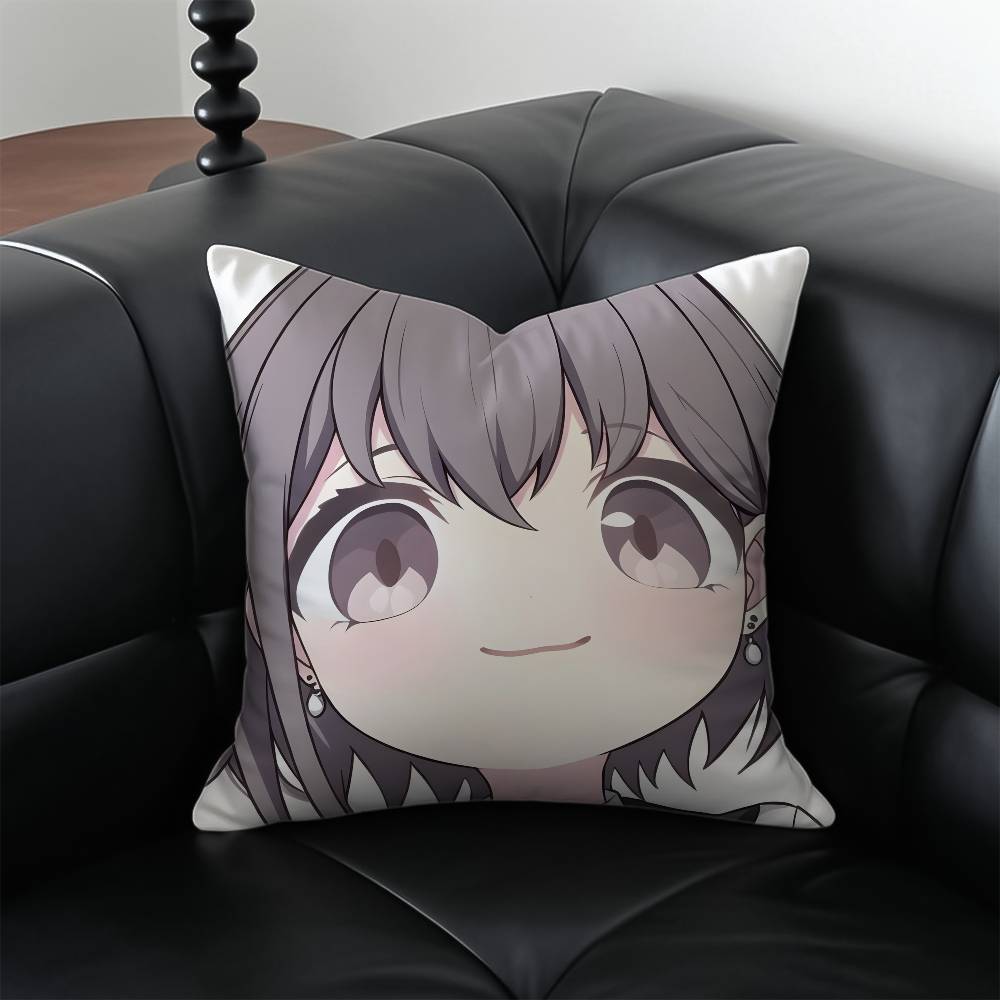 Cartoon BanG Dream Its MyGO-Cute Pillow Case Anti-dustmite Pillowcase Invisible Zipper Silky Short Plush Sofa Cushion Cover