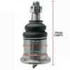Car Extended Upper Greasable Ball Joint for Hilux Vigo Replacement Accessory Automotive Extended Front Upper Ball Joint