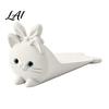 Decorative Door Stopper for Bedroom 3D Printed Cute Cat Stopper Non-Slip Cartoon Holder Windproof Gap Stop Wedge Wood Floors Home Protection Desktop