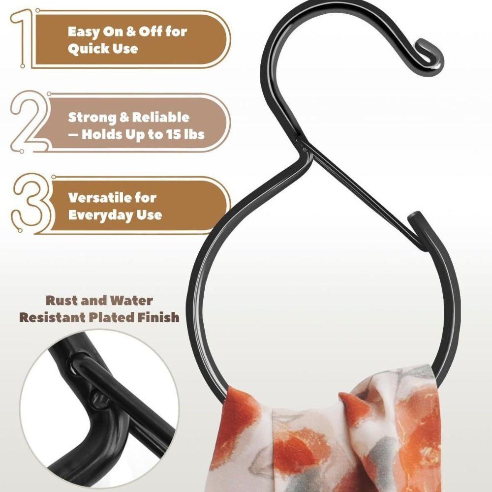 Rust-Proof Belt Hanger Heavy Duty Belt Organizer Hanger Hook Space Saver Dorm