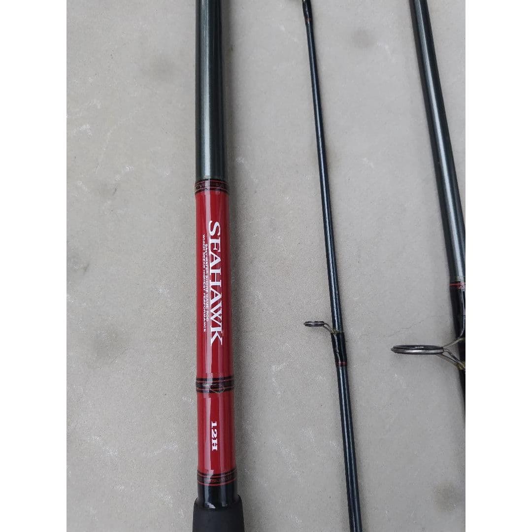Used DAIWA SEAHAWK 12H Lure Rod Fishing Rod