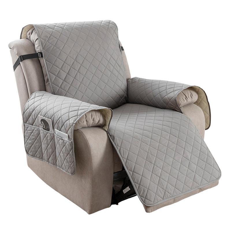 Universal Polyester Square Pattern Sofa Cushion For Single Double Triple Seat Lounge Chair Protector