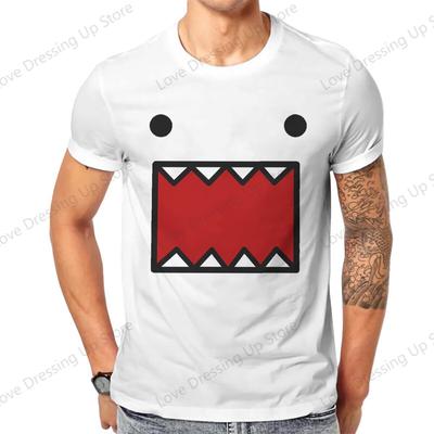 Domo Kun Reine Baumwolle Druck Unisex T-Shirt Street Cool T-Shirts Lustige Oberteile