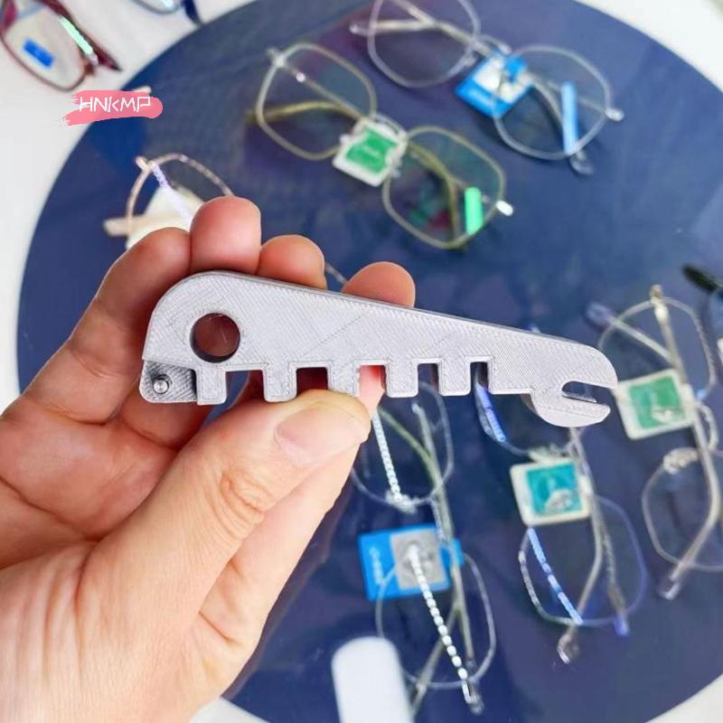 1 Stück 3D-gedruckte Multifunktions-Brillen-Zange Verstellbarer Nasensteg Bügelbrücke Beinteil Rahmenbiegewerkzeug für Brillenreparatur