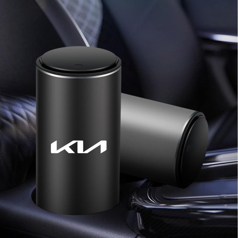 For Kia Rio Ceed Sportage Cerato Soul Picanto Car Trash Bin Alloy Garbage Can Rubbish Basket Bin auto Accessories styling