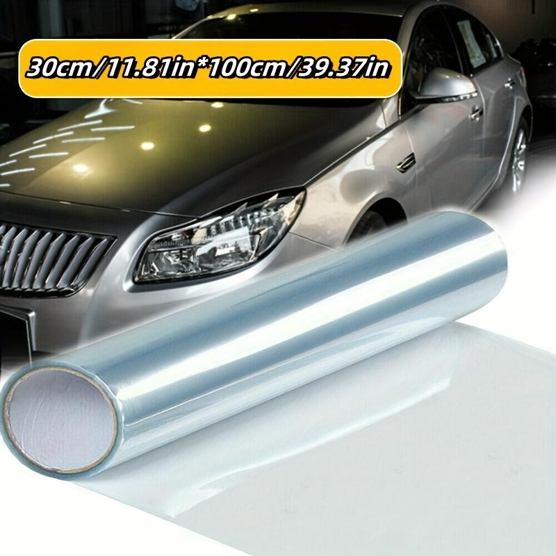 1pc, Premium Clear Vinyl Car Light Tint Film, Easy Install Headlight & Taillight Cover, Fog-Proof, PVC Material, for Various Vehicle Models