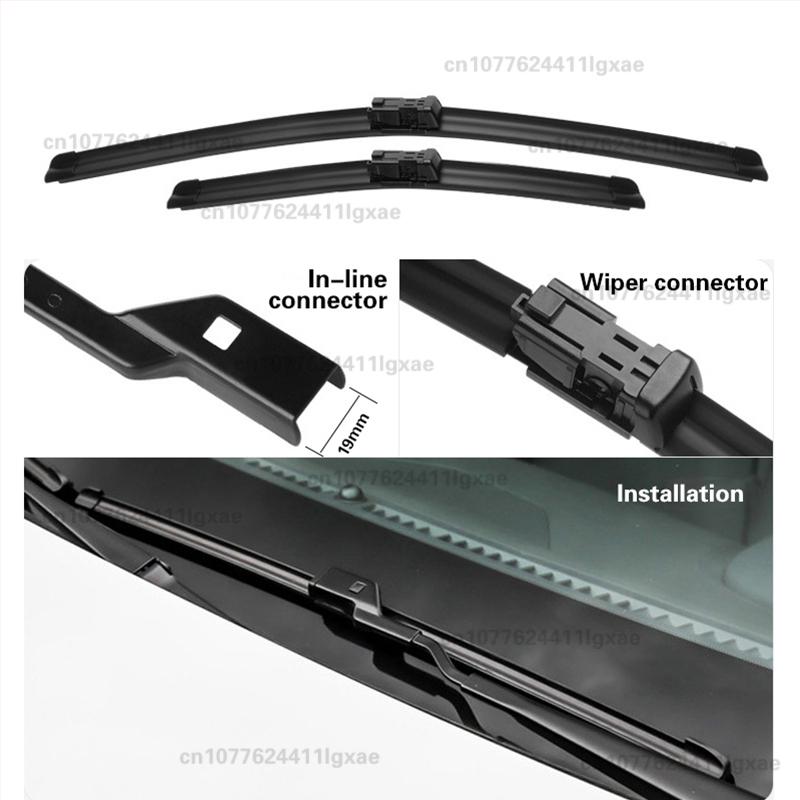 Car Wiper Blades for Skoda Fabia 2 5j 2007~2014 Front Windscreen Wipers Car Goods Stickers 2008 2009 2010 2011 2012 2013