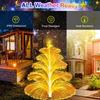 Christmas Tree Solar Fiber Jellyfish Lamp Waterproof Floodlight Jellyfish Lights 7 Colors Led Christmas Tree Light Outdoor