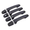 Matte Black Door Handle Keyhole Cover For Mitsubishi Triton L200 Ute Truck 19-23