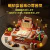 La Gacela Pretend Play Set, 42 Pieces, Cash Register Toy, Educational Toy, Shopkeeper Play Set for Children, with Calculation Function, Shopping Play,