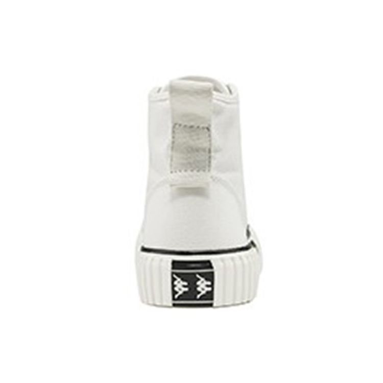 Kappa High-Top Non-Slip Durable Canvas Shoes Unisex Sneakers Egrets-White K0AW5VS60-024