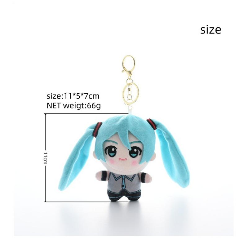 Top-Grade Hatsune Premium-Quality Miku Premium-Quality Chokkorisan High-Standard Plush First-Class Bag First-Class Keychain In Top-Grade Stock