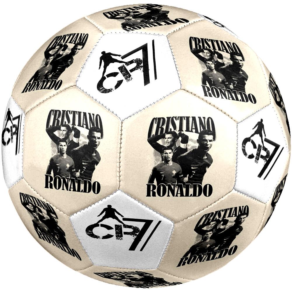 Ronaldo's Evolution Sports Size 5 Soccer Football Machine Sewn Indoor/Outdoor Universal Football Unique Gift for Soccer Lovers