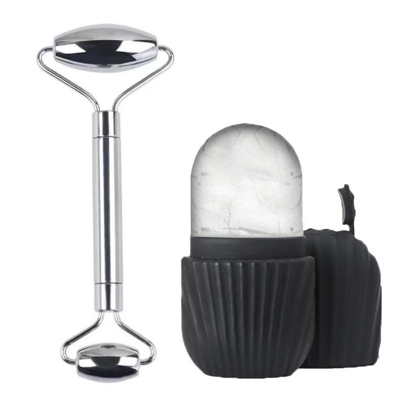 2Pcs  Ice Roller Set Face Massage RollerIce Face Roller Facial Skincare Lifting Contouring Facial Cleansing Skin Care Tools