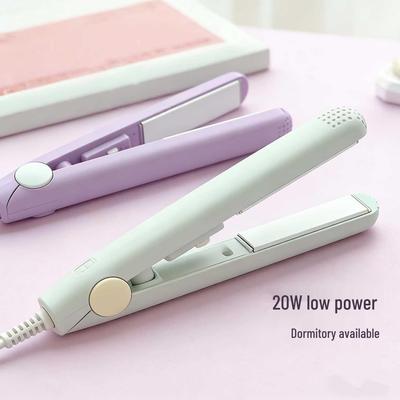 Compact 2-in-1 Hair Straightener & Curler for Bangs - Portable Styling Tool