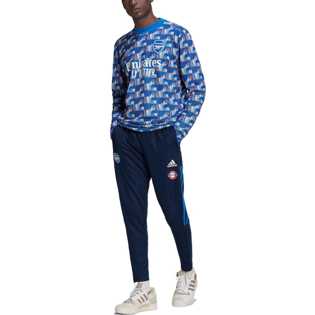 Adidas Arsenal Fan Edition Soccer Track Pants Men Bottoms Blue HG6235