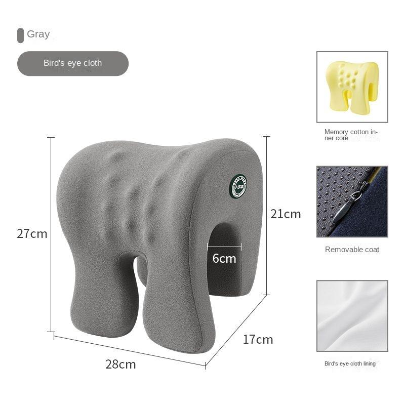 Neck Support Office Rest Lunch Break Orthopedic Student Desk Sleeping Memory Foam Nap Pillow For Travel Headrest