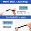 Upgrade Soft Knitting Cotton Fabric Eyeglasses Temple Tips Sleeve Retainer, Anti-Slip Elastic Comfort Glasses Retainers Cushions