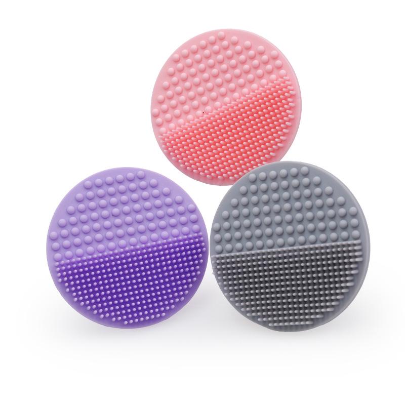 Silicone Suction Cup Bath Brush: Baby Shampoo & Facial Exfoliating Massage Tool