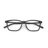 Men's Black Small Frame Anti-Blue Light Myopia Glasses – Degree Compatible Business Eyeglasses