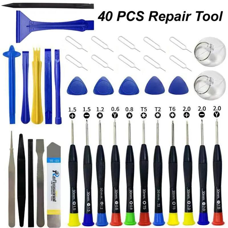 

40 In 1 Mobile Phone Repair Tools Kit Pry Opening Tool Screwdriver Cellphone Disassembly Kit Hand Tools For iPhone Xiaomi Laptop