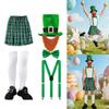 Patrick's Celebration Accessory Set Fabric Items Costume Outfit For Festive Costuming In Parties And Gatherings