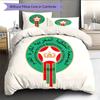 Biancheria da letto con motivo della Nazionale del Marocco Decorazione per la casa Regalo di compleanno (1 * copripiumino + 2 * federa, senza nucleo)