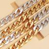 High Quality Exaggerated Acrylic Big Chain Necklaces Women Statement Hip Hop Twisted Chunky Thick CCB Link Choker Gothic Jewelry