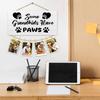 Dog Grandparents Gifts Picture Frame Photo Hanging Display, Dog Grandma Grandpa Lovers Owner Gifts, Some Grandkids Have Paws Picture Board Photo