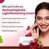 Mamaearth Beetroot Hydraful Light Moisturizing Cream 50g For Face Hand Body 24H Hydration Quick Absorbing Pink Glow